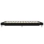 Schwarzer Bettrahmen aus Holzwerkstoff, 140 x 190 cm von vidaXL, Betten und Lattenroste - Ref: Foro24-832278, Preis: 104,99 €...