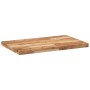 Encimera tocador baño madera acacia acabado aceite 80x50x4 cm