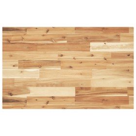 Encimera tocador baño madera acacia acabado aceite 160x50x4 cm