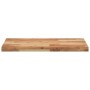 Encimera tocador baño madera acacia acabado aceite 160x50x4 cm