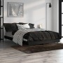 Estructura de cama madera de ingeniería negra 120x190 cm de vidaXL, Camas y somieres - Ref: Foro24-832294, Precio: 106,98 €