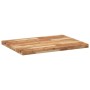Encimera tocador baño madera acacia acabado aceite 100x60x4 cm