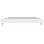 White engineered wood bed frame 90x190 cm by vidaXL, Beds and slatted bases - Ref: Foro24-832301, Price: 78,23 €, Discount: %
