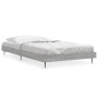 Sonoma gray engineered wood bed frame 90x190 cm by vidaXL, Beds and slatted bases - Ref: Foro24-832307, Price: 84,65 €, Disco...