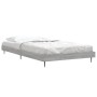 Sonoma gray engineered wood bed frame 90x190 cm by vidaXL, Beds and slatted bases - Ref: Foro24-832307, Price: 84,65 €, Disco...