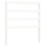 Weißer Massivholzbettrahmen mit Kopfteil 90x190 cm von vidaXL, Betten und Lattenroste - Ref: Foro24-3191872, Preis: 97,04 €, ...