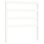 White solid wood bed frame with headboard 90x190 cm by vidaXL, Beds and slatted bases - Ref: Foro24-3191872, Price: 95,72 €, ...