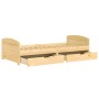 IRUN sofa bed with 2 solid pine wood drawers 90x200cm by vidaXL, Beds and slatted bases - Ref: Foro24-3185207, Price: 204,90 ...
