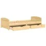 Sofá cama con 2 cajones madera maciza pino IRUN 90x200cm de vidaXL, Camas y somieres - Ref: Foro24-3185207, Precio: 201,96 €,...