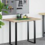 Tablero escritorio madera maciza acacia sin tratar 100x80x2 cm