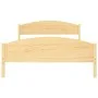 Solid pine wood bed frame 160x200 cm by vidaXL, Beds and slatted bases - Ref: Foro24-322030, Price: 119,12 €, Discount: %