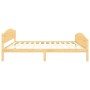 Solid pine wood bed frame 160x200 cm by vidaXL, Beds and slatted bases - Ref: Foro24-322030, Price: 135,47 €, Discount: %