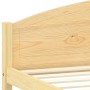 Solid pine wood bed frame 160x200 cm by vidaXL, Beds and slatted bases - Ref: Foro24-322030, Price: 135,47 €, Discount: %