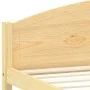 Solid pine wood bed frame 160x200 cm by vidaXL, Beds and slatted bases - Ref: Foro24-322030, Price: 119,12 €, Discount: %