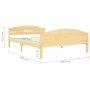 Solid pine wood bed frame 160x200 cm by vidaXL, Beds and slatted bases - Ref: Foro24-322030, Price: 119,12 €, Discount: %