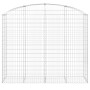 Cesta gaviones forma arco hierro galvanizado 200x50x160/180 cm