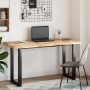 Tablero escritorio madera maciza acacia sin tratar 140x60x4 cm