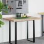 Tablero escritorio madera maciza acacia sin tratar 100x80x4 cm