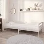 Sofa bed with white solid pine wood mattress 90x200 cm by vidaXL, Beds and slatted bases - Ref: Foro24-3083570, Price: 263,40...