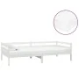 Sofa bed with white solid pine wood mattress 90x200 cm by vidaXL, Beds and slatted bases - Ref: Foro24-3083570, Price: 263,40...