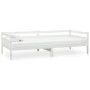 Sofa bed with white solid pine wood mattress 90x200 cm by vidaXL, Beds and slatted bases - Ref: Foro24-3083570, Price: 263,40...