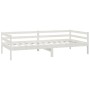 Sofa bed with white solid pine wood mattress 90x200 cm by vidaXL, Beds and slatted bases - Ref: Foro24-3083570, Price: 272,60...