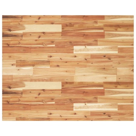 Tablero escritorio madera maciza acacia sin tratar 100x80x2 cm