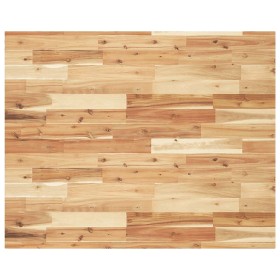 Tablero escritorio madera maciza acacia sin tratar 100x80x4 cm