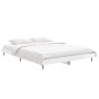 Bettgestell aus glänzend weißem Holzwerkstoff, 135 x 190 cm von vidaXL, Betten und Lattenroste - Ref: Foro24-832287, Preis: 1...