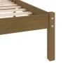 Bettgestell aus massivem Kiefernholz, honigbraun, 200 x 200 cm von vidaXL, Betten und Lattenroste - Ref: Foro24-810040, Preis...