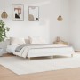 Glänzend weißer Holzwerkstoff-Bettrahmen 200 x 200 cm von vidaXL, Betten und Lattenroste - Ref: Foro24-832007, Preis: 123,52 ...