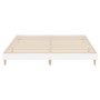 Glänzend weißer Holzwerkstoff-Bettrahmen 200 x 200 cm von vidaXL, Betten und Lattenroste - Ref: Foro24-832007, Preis: 123,52 ...
