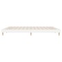 Glossy white engineered wood bed frame 200x200cm by vidaXL, Beds and slatted bases - Ref: Foro24-832007, Price: 123,52 €, Dis...
