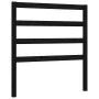 Single bed frame with black solid wood headboard by vidaXL, Beds and slatted bases - Ref: Foro24-3191870, Price: 115,47 €, Di...