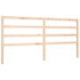 Estructura de cama con cabecero madera maciza 200x200 cm de vidaXL, Camas y somieres - Ref: Foro24-3191926, Precio: 136,09 €,...