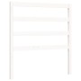 Weißer Massivholzbettrahmen mit Kopfteil 90x200 cm von vidaXL, Betten und Lattenroste - Ref: Foro24-3191892, Preis: 92,01 €, ...