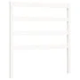 White solid wood bed frame with headboard 90x200 cm by vidaXL, Beds and slatted bases - Ref: Foro24-3191892, Price: 90,85 €, ...