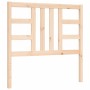 Bed frame with solid wood headboard 90x200 cm by vidaXL, Beds and slatted bases - Ref: Foro24-3191956, Price: 87,94 €, Discou...