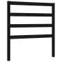 Estructura de cama con cabecero madera maciza negro 100x200 cm de vidaXL, Camas y somieres - Ref: Foro24-3191900, Precio: 124...