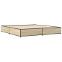 Estructura cama madera ingeniería metal roble Sonoma 180x200 cm