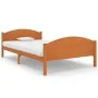 Estructura de cama madera maciza pino marrón miel 120x200 cm de vidaXL, Camas y somieres - Ref: Foro24-322038, Precio: 150,79...