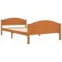 Estructura de cama madera maciza pino marrón miel 120x200 cm de vidaXL, Camas y somieres - Ref: Foro24-322038, Precio: 150,79...