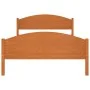Estructura de cama madera maciza pino marrón miel 120x200 cm de vidaXL, Camas y somieres - Ref: Foro24-322038, Precio: 150,79...