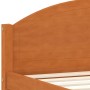 Solid pine wood bed frame honey brown 120x200 cm by vidaXL, Beds and slatted bases - Ref: Foro24-322038, Price: 153,16 €, Dis...