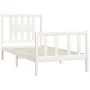White pine wood bed frame with headboard 90x200 cm by vidaXL, Beds and slatted bases - Ref: Foro24-3188152, Price: 97,79 €, D...