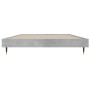Concrete gray engineered wood bed frame 100x200cm by vidaXL, Beds and slatted bases - Ref: Foro24-832161, Price: 96,67 €, Dis...