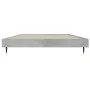 Concrete gray engineered wood bed frame 100x200cm by vidaXL, Beds and slatted bases - Ref: Foro24-832161, Price: 95,03 €, Dis...