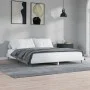 Engineered wood bed frame in glossy white 120x200cm by vidaXL, Beds and slatted bases - Ref: Foro24-832255, Price: 107,94 €, ...