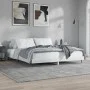 Engineered wood bed frame in glossy white 120x200cm by vidaXL, Beds and slatted bases - Ref: Foro24-832255, Price: 107,94 €, ...