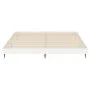 Engineered wood bed frame in glossy white 120x200cm by vidaXL, Beds and slatted bases - Ref: Foro24-832255, Price: 107,94 €, ...